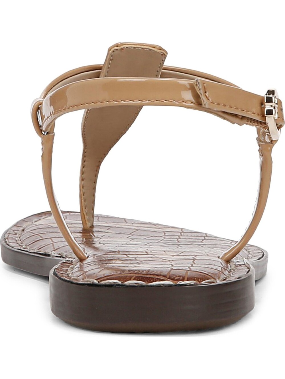 Sam Edelman Gigi Patent Leather T-Strap Sandals Tan Size 6 - Picture 8 of 16
